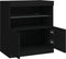 vidaXL - Dressoir - met - LED-verlichting - 60x37x67 - cm - zwart