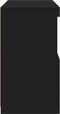 vidaXL - Dressoir - met - LED-verlichting - 60x37x67 - cm - zwart