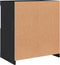 vidaXL - Dressoir - met - LED-verlichting - 60x37x67 - cm - zwart