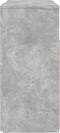 vidaXL - Dressoir - met - LED-verlichting - 80x35x75 - cm - betongrijs