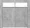 vidaXL - Dressoir - met - LED-verlichting - 80x35x75 - cm - betongrijs
