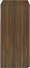 vidaXL - Dressoir - met - LED-verlichting - 80x35x75 - cm - bruin - eiken