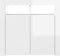 vidaXL - Dressoir - met - LED-verlichting - 80x35x75 - cm - hoogglans - wit