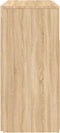 vidaXL - Dressoir - met - LED-verlichting - 80x35x75 - cm - sonoma - eikenkleurig