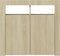 vidaXL - Dressoir - met - LED-verlichting - 80x35x75 - cm - sonoma - eikenkleurig