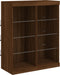 vidaXL - Dressoir - met - LED-verlichting - 81x37x100 - cm - bruin - eikenkleur