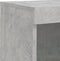 vidaXL - Dressoir - met - LED-verlichting - 81x37x100 - cm - betongrijs