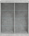 vidaXL - Dressoir - met - LED-verlichting - 81x37x100 - cm - betongrijs