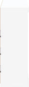 vidaXL - Dressoir - met - LED-verlichting - 81x37x100 - cm - wit