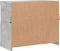 vidaXL - Dressoir - met - LED-verlichting - 81x37x67 - cm - betongrijs