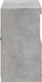 vidaXL - Dressoir - met - LED-verlichting - 81x37x67 - cm - betongrijs