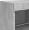 vidaXL - Dressoir - met - LED-verlichting - 81x37x67 - cm - betongrijs