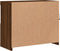 vidaXL - Dressoir - met - LED-verlichting - 81x37x67 - cm - bruin - eikenkleur