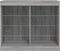 vidaXL - Dressoir - met - LED-verlichting - 81x37x67 - cm - grijs - sonoma - eiken