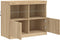 vidaXL - Dressoir - met - LED-verlichting - 81x37x67 - cm - sonoma - eikenkleurig