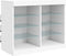 vidaXL - Dressoir - met - LED-verlichting - 81x37x67 - cm - wit