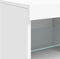 vidaXL - Dressoir - met - LED-verlichting - 81x37x67 - cm - wit