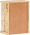vidaXL - Dressoir - met - stalen - deuren - 60x35x75 - cm - massief - mangohout