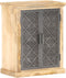 vidaXL - Dressoir - met - stalen - deuren - 60x35x75 - cm - massief - mangohout