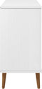 vidaXL - Dressoir - MOLDE - 90x40x80 - cm - massief - grenenhout - wit