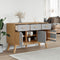 vidaXL - Dressoir - OLDEN - 114x43x73,5 - cm - massief - grenenhout - grijs - en - bruin