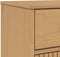 vidaXL - Dressoir - OLDEN - 114x43x73,5 - cm - massief - grenenhout - bruin