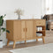 vidaXL - Dressoir - OLDEN - 114x43x73,5 - cm - massief - grenenhout - bruin