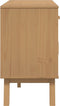 vidaXL - Dressoir - OLDEN - 114x43x73,5 - cm - massief - grenenhout - bruin