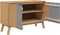 vidaXL - Dressoir - OLDEN - 114x43x73,5 - cm - massief - grenenhout - grijs - en - bruin
