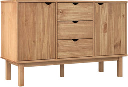 vidaXL - Dressoir - OTTA - 113,5x43x73 - cm - massief - grenenhout