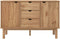 vidaXL - Dressoir - OTTA - 113,5x43x73 - cm - massief - grenenhout - bruin - en - grijs