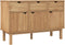 vidaXL - Dressoir - OTTA - 114x43x73,5 - cm - massief - grenenhout
