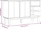 vidaXL - Dressoir - OTTA - 114x43x73,5 - cm - massief - grenenhout