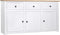 vidaXL - Dressoir - Panama - Range - 135x40x80 - cm - massief - grenenhout - wit