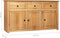 vidaXL - Dressoir - Panama - Range - 135x40x80 - cm - massief - grenenhout