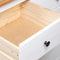 vidaXL - Dressoir - Panama - Range - 135x40x80 - cm - massief - grenenhout - wit