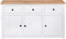 vidaXL - Dressoir - Panama - Range - 135x40x80 - cm - massief - grenenhout - wit