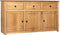 vidaXL - Dressoir - Panama - Range - 135x40x80 - cm - massief - grenenhout