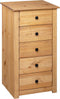 vidaXL - Dressoir - Panama - Range - 46x40x89 - cm - grenenhout