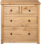 vidaXL - Dressoir - Panama - Range - 80x40x83 - cm - grenenhout