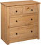 vidaXL - Dressoir - Panama - Range - 80x40x83 - cm - grenenhout
