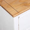 vidaXL - Dressoir - Panama - Range - 80x40x83 - cm - grenenhout - wit