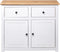 vidaXL - Dressoir - Panama - Range - 93x40x80 - cm - massief - grenenhout - wit