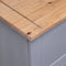 vidaXL - Dressoir - Panama - Range - 93x40x80 - cm - massief - grenenhout - grijs