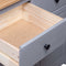 vidaXL - Dressoir - Panama - Range - 93x40x80 - cm - massief - grenenhout - grijs