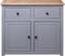 vidaXL - Dressoir - Panama - Range - 93x40x80 - cm - massief - grenenhout - grijs