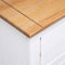 vidaXL - Dressoir - Panama - Range - 93x40x80 - cm - massief - grenenhout - wit