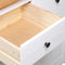 vidaXL - Dressoir - Panama - Range - 93x40x80 - cm - massief - grenenhout - wit