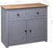 vidaXL - Dressoir - Panama - Range - 93x40x80 - cm - massief - grenenhout - grijs