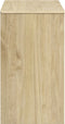 vidaXL - Dressoir - SAUDA - 114x43x75,5 - cm - massief - grenenhout - eikenkleurig
